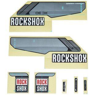 Наліпки на вилку DECAL KIT XC30TK 26 DSC CL SLV/DFBLK 11.4318.003.011