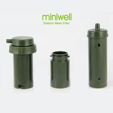 Фільтр для води портативний туристичний Miniwell L610 1000L green 6951533261014 фото