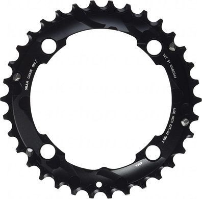 Зірка SRAM MTB 34T 10SP 104 49 AL5BTBLK MPIN 11.6218.021.000