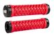 Гріпси ODI Vans® Lock-On Grips, Bright Red w/ Black Clamps (червоні із чорними замками) D30VNBR-B фото