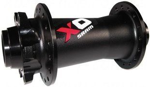 Втулка SRAM X0 DH Передня 6-Bolt Disc 32H Black/Red, 20x110mm Boost Compatible (for Boost only Forks) - A1 00.2018.006.025
