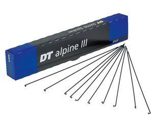 Спицы изогнутые DT Alpine III Standard 2.0/1.8/2.34 mm x 261mm (Чорний) х100шт SA3023261S0100