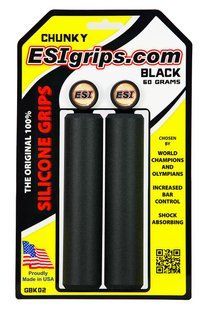 Гріпси ESI Chunky Black (чорні) GBK02