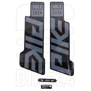 Набір наліпок RockShox PIKE SELECT 27/29 MGRY/BLK 11.4018.105.006