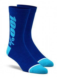 Вело шкарпетки Ride 100% RYTHYM Merino Wool Performance Socks [Blue], S/M 24006-002-17