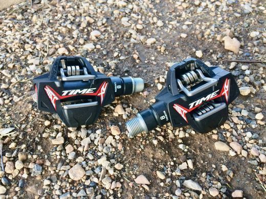 Педалі контактні TIME ATAC XC 8 XC/CX pedal, including ATAC cleats, Black/Red — 00.6718.008.000 Педалі контактні TIME ATAC XC 8 XC/CX pedal, including ATAC cleats, Black/Red 00.6718.008.000