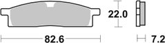 Гальмівні колодки Renthal RC-1 Works Brake Pads, Sintered BP-109 фото