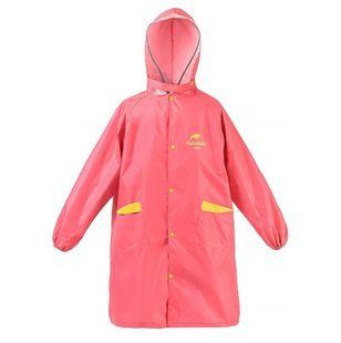 Накидка від дощу дитяча Naturehike Raincoat for girl L NH16D001-W Pink 6927595719152