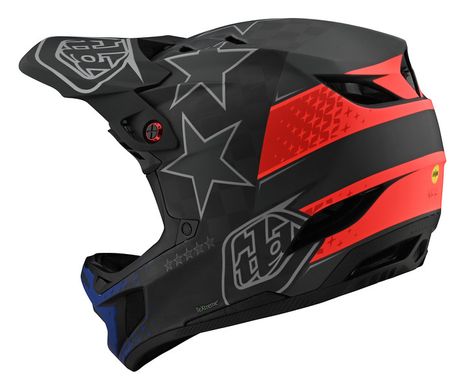 Вело шлем фуллфейс TLD D4 Carbon [Freedom 2.0 Black/Red] размер XL 139777005 фото