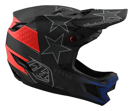 Вело шлем фуллфейс TLD D4 Carbon [Freedom 2.0 Black/Red] размер XL 139777005 фото