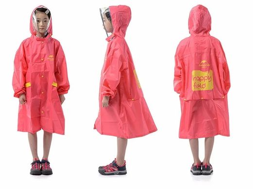 Накидка від дощу дитяча Naturehike Raincoat for girl L NH16D001-W Pink 6927595719152 фото