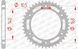 Зірка AFAM Steel Sprocket 525 [Silver], 42z 92635-42