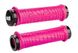 Гріпси ODI Troy Lee Designs Signature MTB Lock-On Bonus Pack Pink w/ Black Clamps (рожеві з чорними замками) D30TLP-B фото