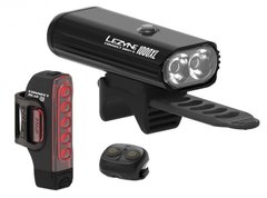 Комплект світла Lezyne CONNECT DRIVE PRO 1000XL / STRIP CONNECT PAIR чорний 1000/150 люмен Y13 4712806 002688 фото