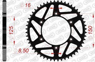 Зірка AFAM Steel-K Sprocket 520 - KTM [Black], 50z 71304K-50