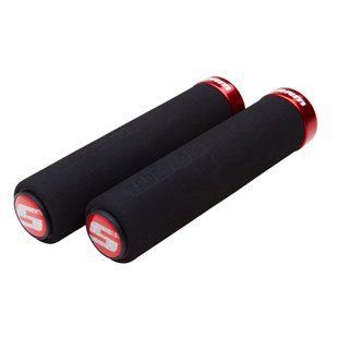 Гріпси SRAM Locking Grips Foam 129mm Black with Single Red Clamp and End Plugs 00.7915.068.020