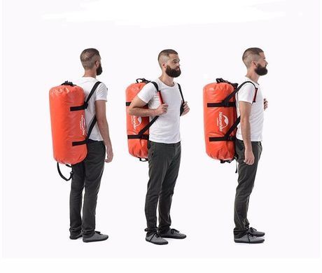 Гермобаул Naturehike 500D 90 л NH20FSB03 Red 6927595744314