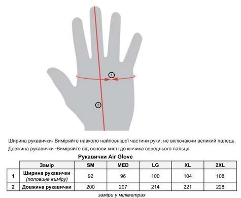 Вело Рукавички TLD AIR GLOVE [RED] S 404785012