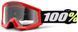 Детская мото маска 100% STRATA MINI Goggle Red - Clear Lens, Clear Lens 50033-00005
