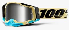 Мото маска 100% RACECRAFT 2 Goggle Airblast - Mirror Silver Lens- Mirror Lens 50121-252-11 фото