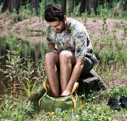 Відро складне Naturehike New Folding Washbasin S 10л NH18L010-P Blue 6927595728208