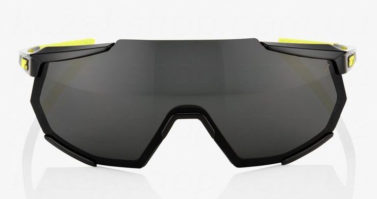 Велосипедні окуляри Ride 100% Racetrap - Gloss Black - Smoke Lens, Colored Lens 61037-001-57 фото