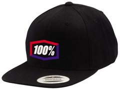 Кепка Ride 100% Corpo Classic SnapBack Hat [Black], One Size 20015-013-01 фото