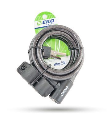 Замок NEKO-505-12 спіраль ключ 12х1800мм NK-505-12