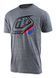 Футболка TLD Precision 2.0 Tee (Vintage Gray/Snow) Розмір S 701809012