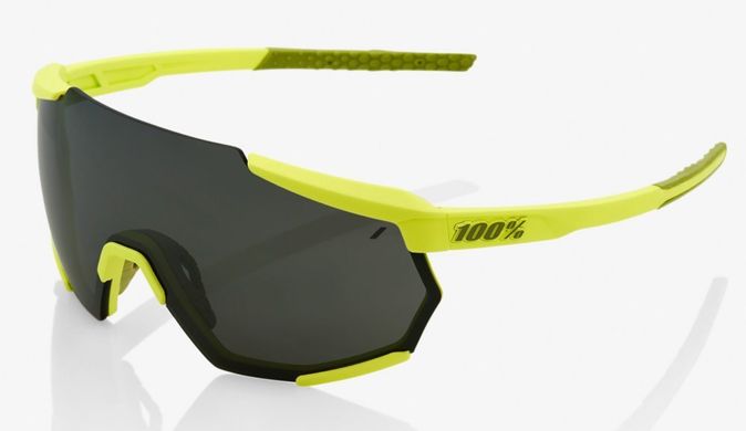 Велосипедні окуляри Ride 100% Racetrap - Soft Tact Banana - Black Mirror Lens, Mirror Lens 61037-004-61 фото