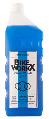 Очиститель BikeWorkX Chain Clean Star банка 1л. DRIVETRAIN/1 фото