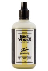Гальмівна рідина BikeWorkX Brake Star Мінеральна олія 100 мл. BRAKEMINERAL/100 фото
