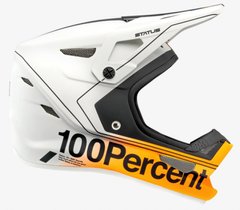 Вело шолом Ride 100% STATUS Helmet [Carby Silver], L 80010-465-12 фото