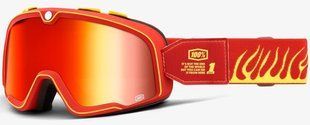 Мото маски 100% BARSTOW Goggle Death Spray - Mirror Red Lens, Mirror Lens 50000-00011