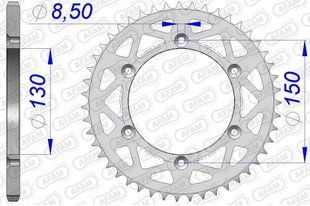 Зірка AFAM Aluminium Sprocket 520 - Yamaha [Silver], 51z 13323N-51