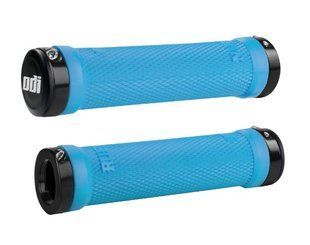 Гріпси ODI Ruffian MTB Lock-On Bonus Pack Bright Blue w/Black Clamps, сині з чорними замками D30RFBU-B