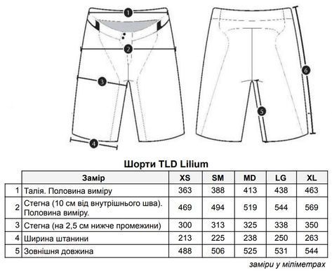 Велошорти TLD WMNS LILIUM SHORT SHELL [Coffee] XS 258906021