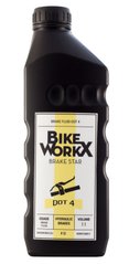 Тормозная жидкость BikeWorkX Brake Star DOT 4 1л. BRAKE/1 фото