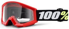 Дитячі окуляри 100% STRATA MINI Goggle Red - Clear Lens, Clear Lens 50600-003-02 фото