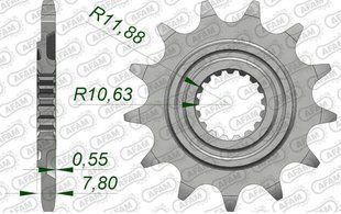 Зірка AFAM Standard Chainwheel 520 - Honda, 13z 20324-13