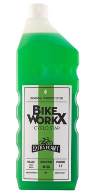 Очиститель BikeWorkX Cyclo Star банка 1л GREENER/1 фото