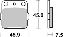 Гальмівні колодки Renthal RC-1 Works Brake Pads, Sintered BP-102 фото