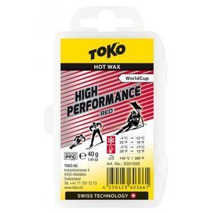 Парафин Toko High Performance red 40 g 550 1026