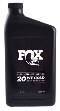 Олива FOX Suspension Fluid 20WT Gold Bath Oil 946ml (32 oz) 025-03-072 фото