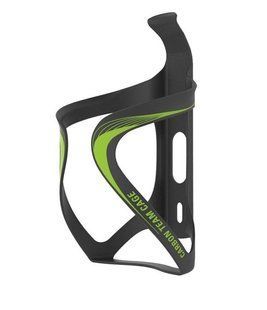 Флягодержатель Lezyne CARBON TEAM CAGE черный матовый / зеленый Y14 4710582 542107