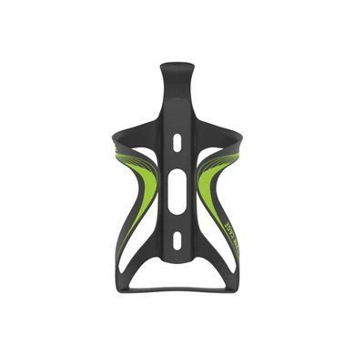 Флягодержатель Lezyne CARBON TEAM CAGE черный матовый / зеленый Y14 4710582 542107