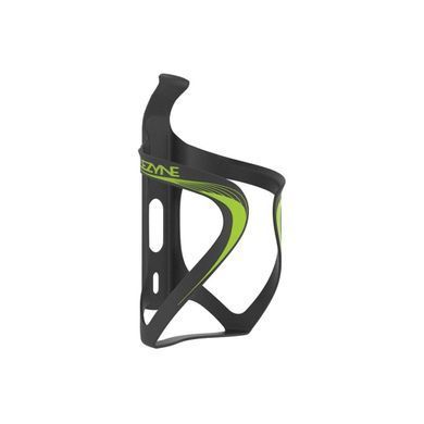 Флягодержатель Lezyne CARBON TEAM CAGE черный матовый / зеленый Y14 4710582 542107
