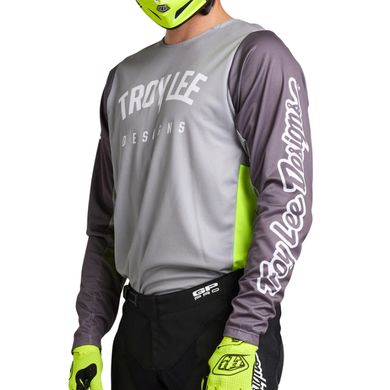 Мото джерсі TLD GP PRO JERSEY BOLTZ [SILVER/GLO GREEN] SM 377136062 фото