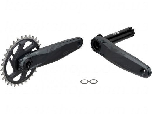 Шатуны SRAM GX Eagle Boost 148 DUB 12s 175 w Direct Mount 32t X-SYNC 2 Chainring Lunar (DUB Cups/Bearings Not Included) 00.6118.602.000