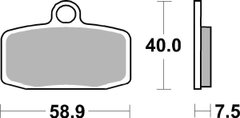 Гальмівні колодки Renthal RC-1 Works Brake Pads, Sintered BP-117 фото